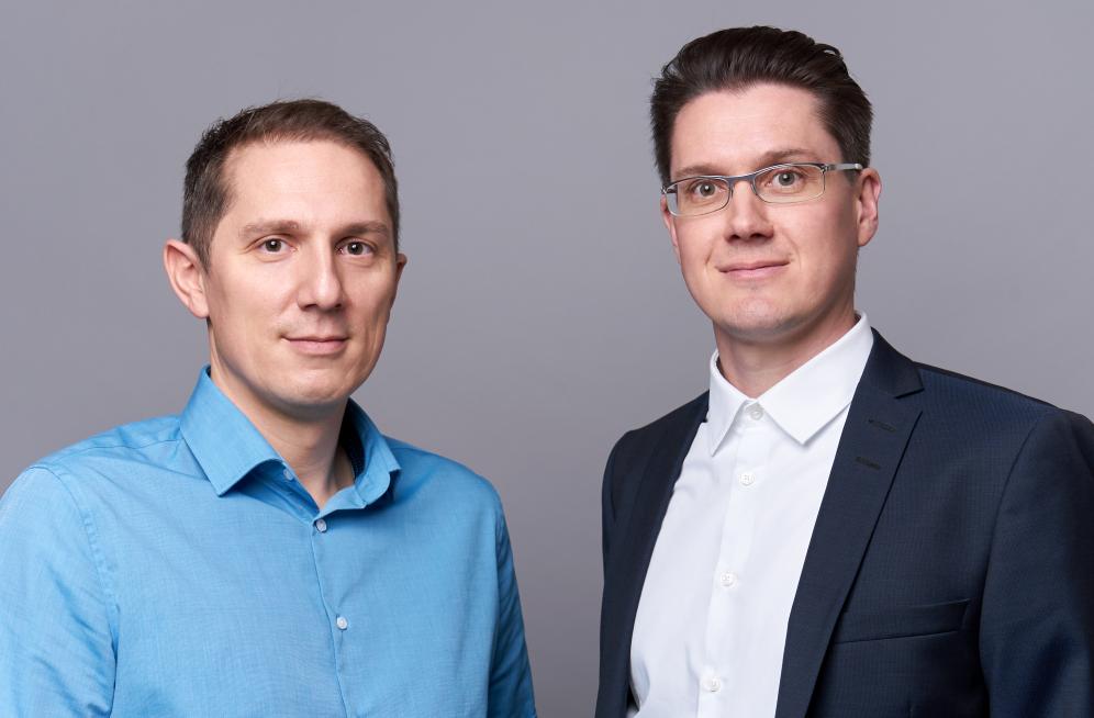 Geschäftsführer Florian Ruess und Benjamin Braun