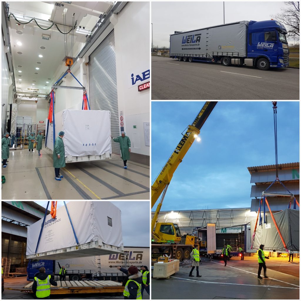 On Friday 12 December 2017, the transport of the two GRACE-FO satellites and their launch adapter from IABG to Munich Airport was successfully completed. STI helped to transport…