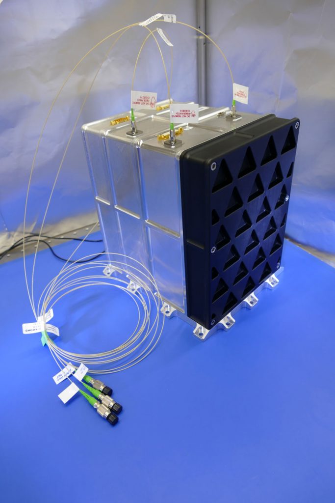 SpaceTech’s EM of MERLIN frequency reference unit ready